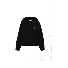 SRC Cashmere Hoodie - Black/White