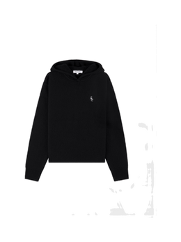 SRC Cashmere Hoodie - Black/White