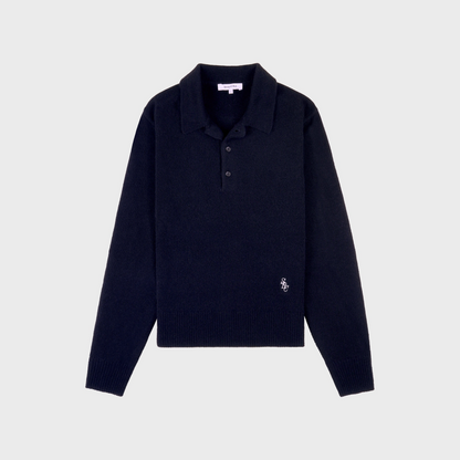 SRC Cashmere Polo - Navy