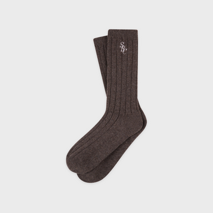 SRC Cashmere Socks - Toffee