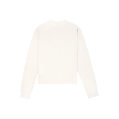 SRC Cashmere Sweater - Ecru/Navy