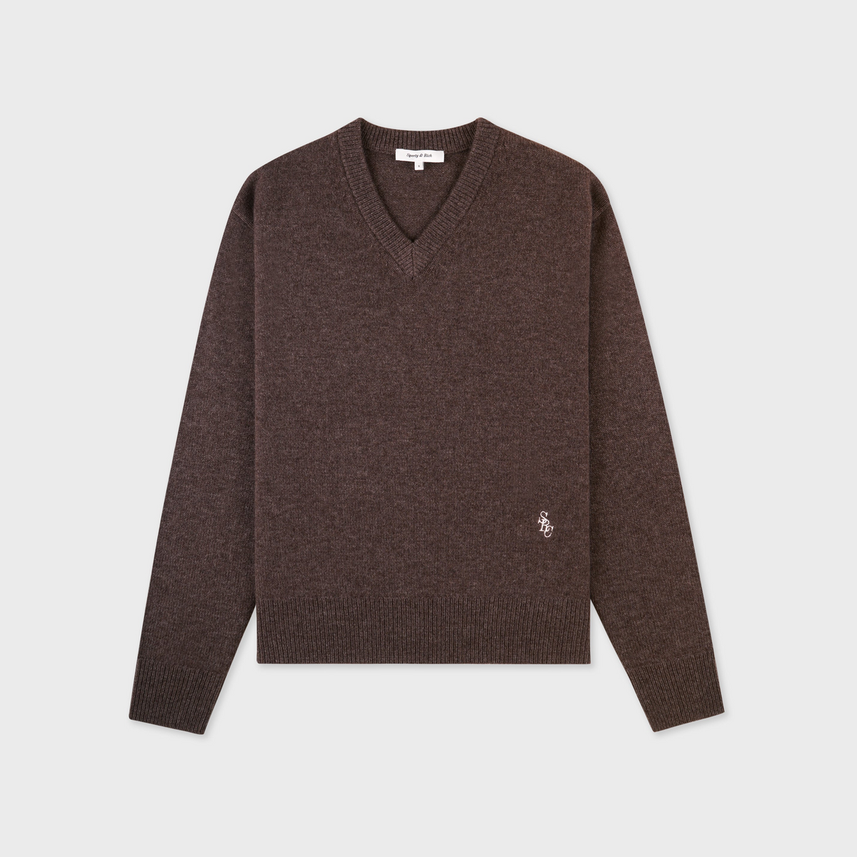 SRC Cashmere V-Neck Sweater - Toffee