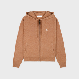 SRC Cashmere Zip Hoodie - Camel