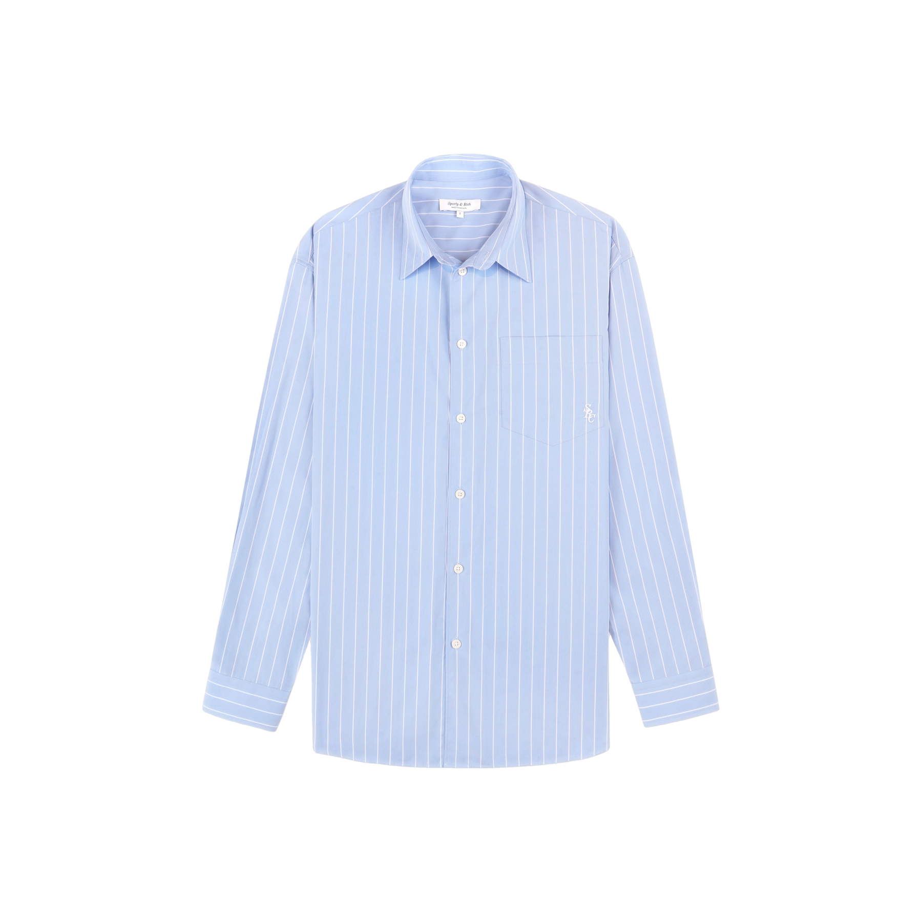 SRC Oversized Shirt - Blue Stripe