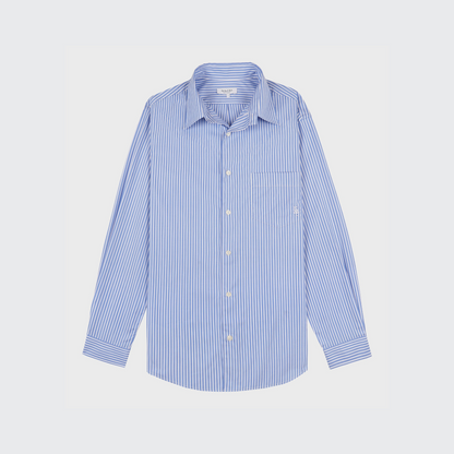 SRC Oversized Shirt - Blue Striped
