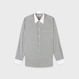 SRC Oversized Shirt - Forest striped