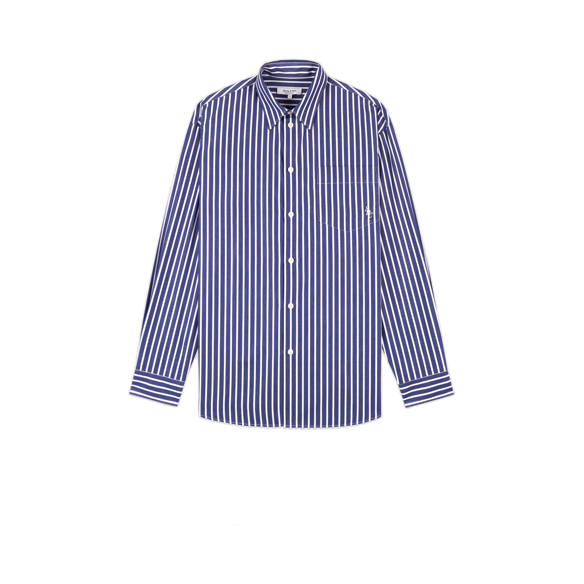 SRC Oversized Shirt - Navy Stripe