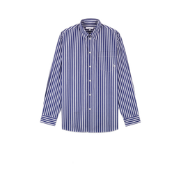 SRC Oversized Shirt - Navy Stripe