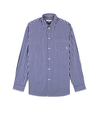SRC Oversized Shirt - Navy Stripe