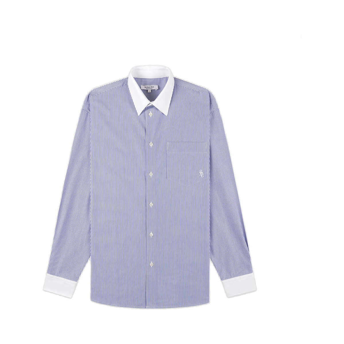 SRC Oversized Shirt - Navy Stripe