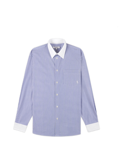 SRC Oversized Shirt - Navy Stripe