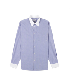 SRC Oversized Shirt - Navy Stripe