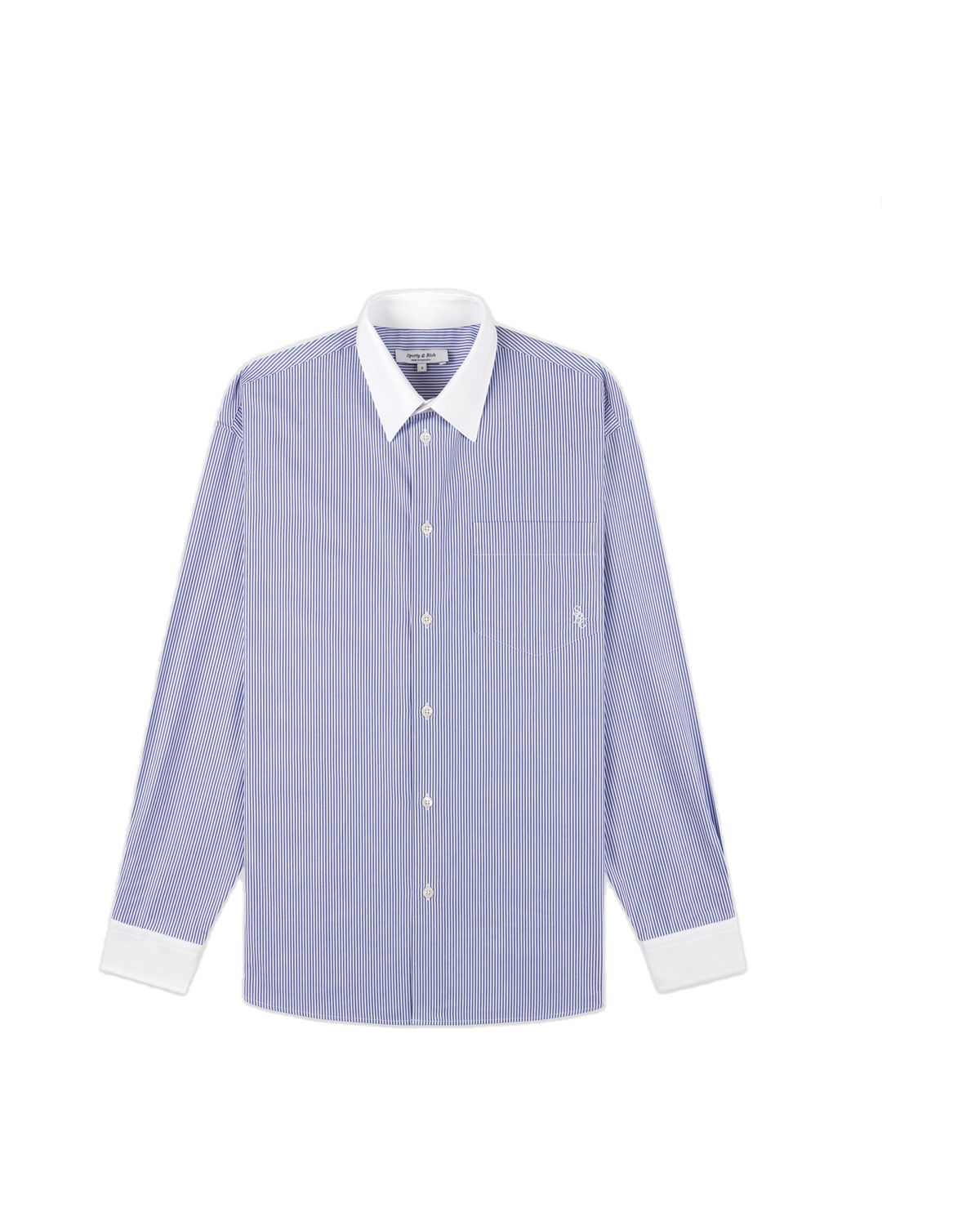 SRC Oversized Shirt - Navy Stripe