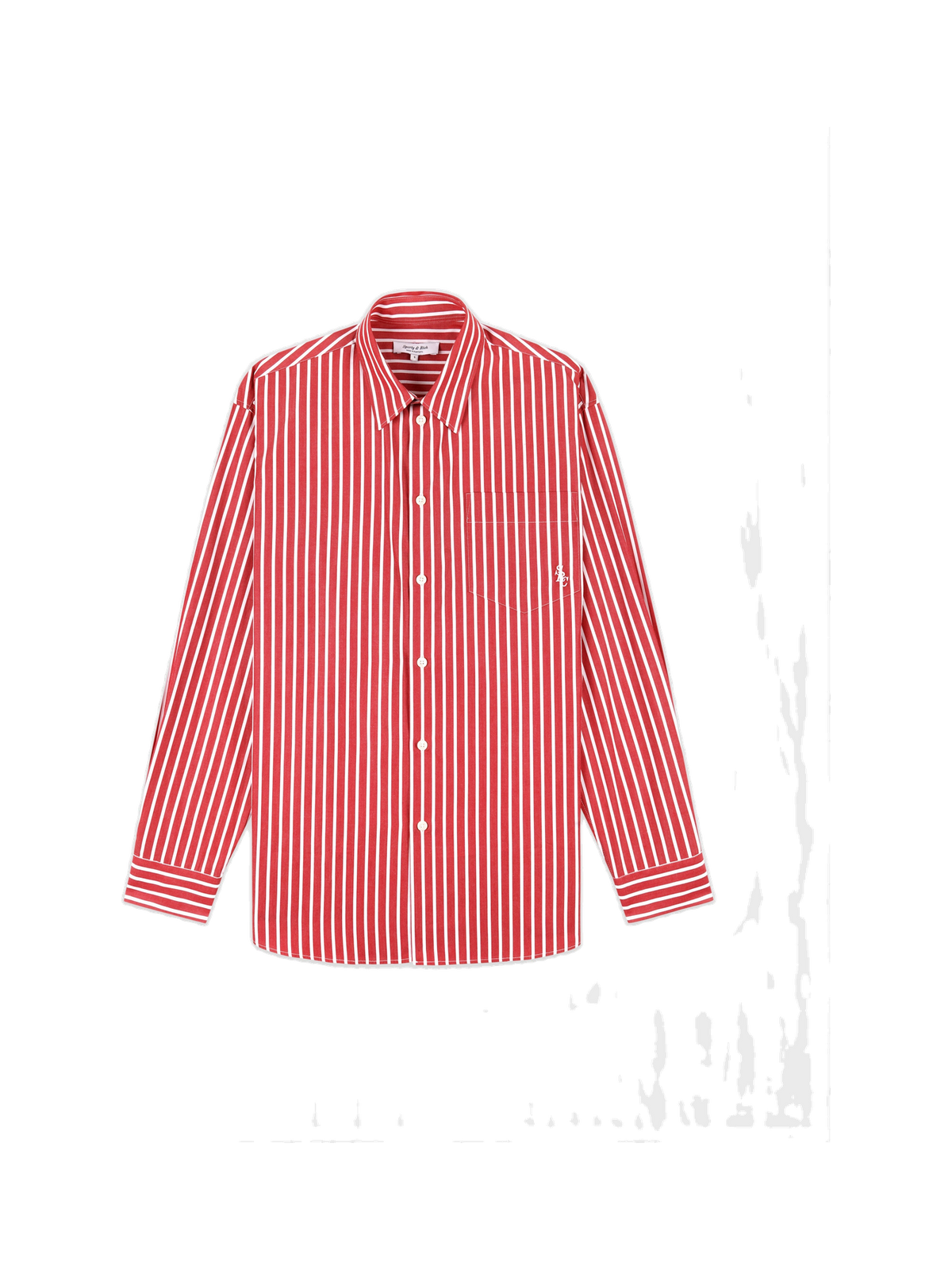 SRC Oversized Shirt - Ruby Stripe