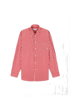 SRC Oversized Shirt - Ruby Stripe