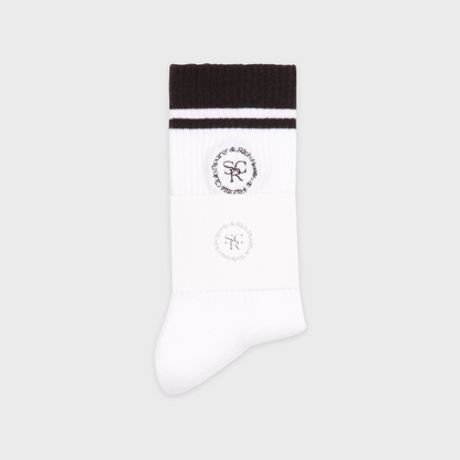SRHWC Socks - White/Chocolate