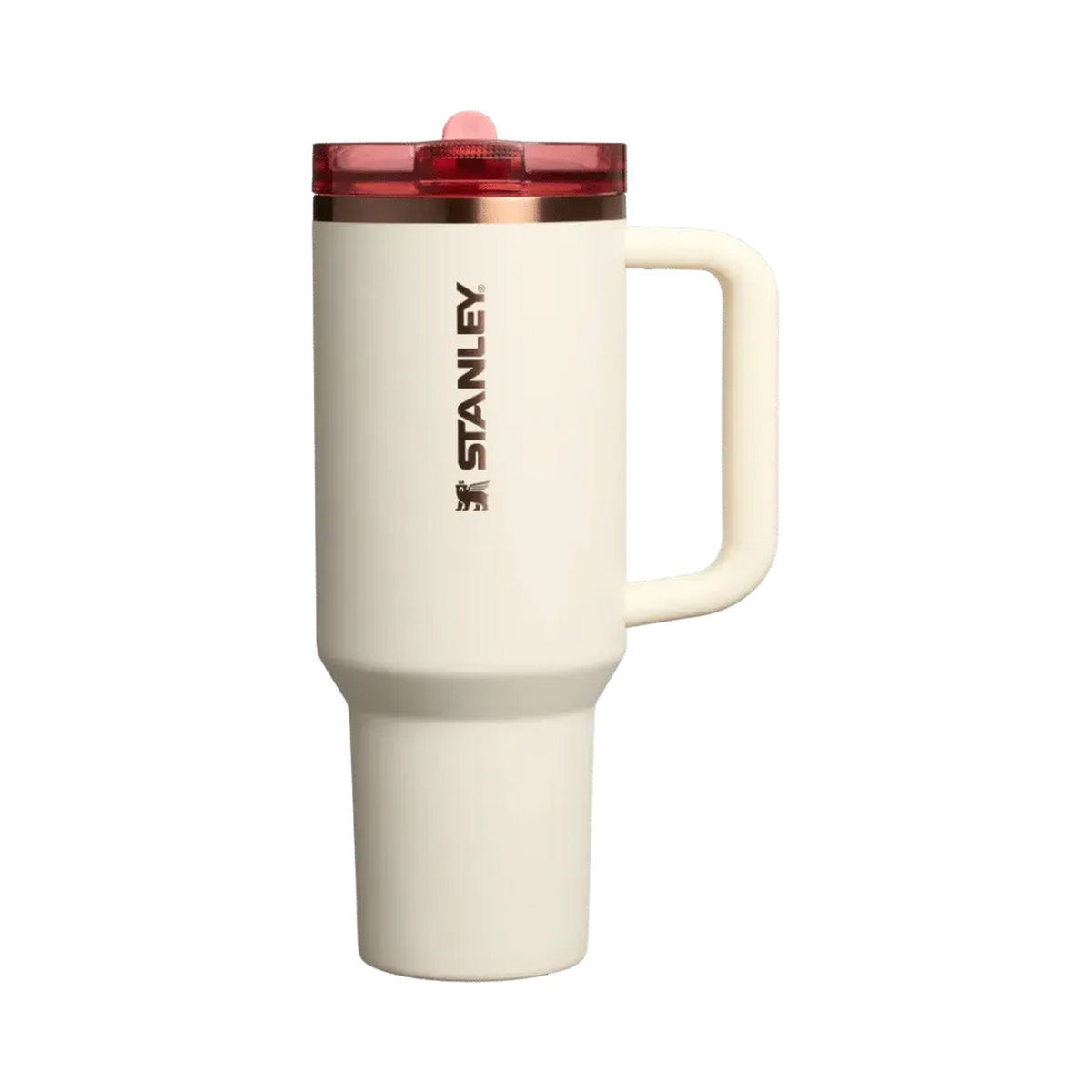 Stanley The Quencher ProTour Flip Straw Tumbler | 40 OZ Cream Rose Gold