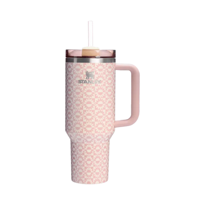 Stanley Tumbler Mug 40 Oz Peach Whip Sunflower