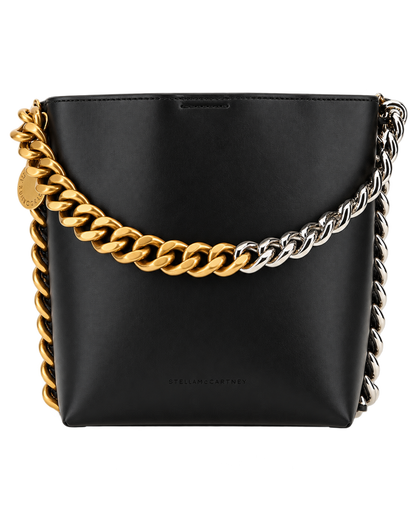 STELLA MCCARTNEY Black Frayme Bucket Bag