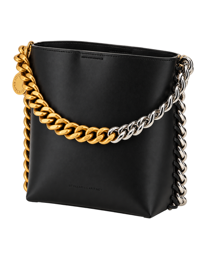 STELLA MCCARTNEY Black Frayme Bucket Bag