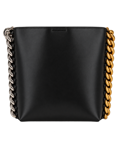STELLA MCCARTNEY Black Frayme Bucket Bag