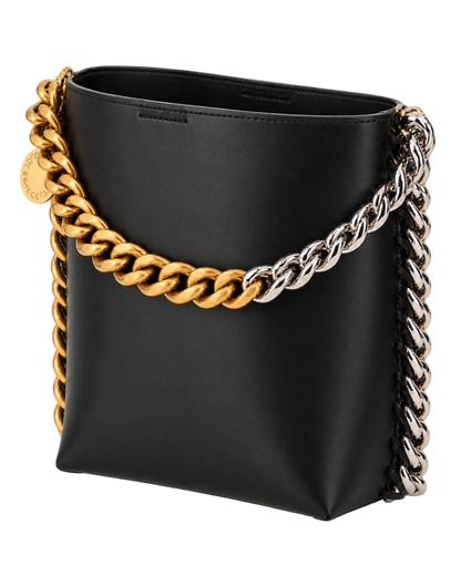 STELLA MCCARTNEY Black Frayme Bucket Bag