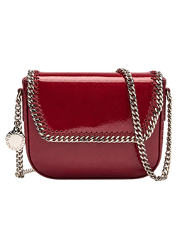 STELLA MCCARTNEY Falabella Patent Flap Crossbody Bag