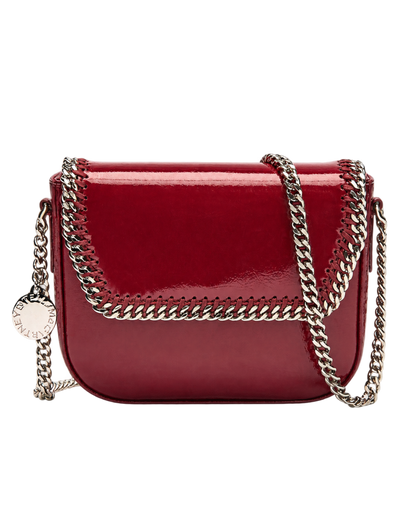 STELLA MCCARTNEY Falabella Patent Flap Crossbody Bag