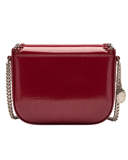 STELLA MCCARTNEY Falabella Patent Flap Crossbody Bag