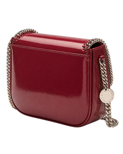 STELLA MCCARTNEY Falabella Patent Flap Crossbody Bag