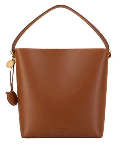 Stella McCartney Frayme laced smooth faux leather tote bag