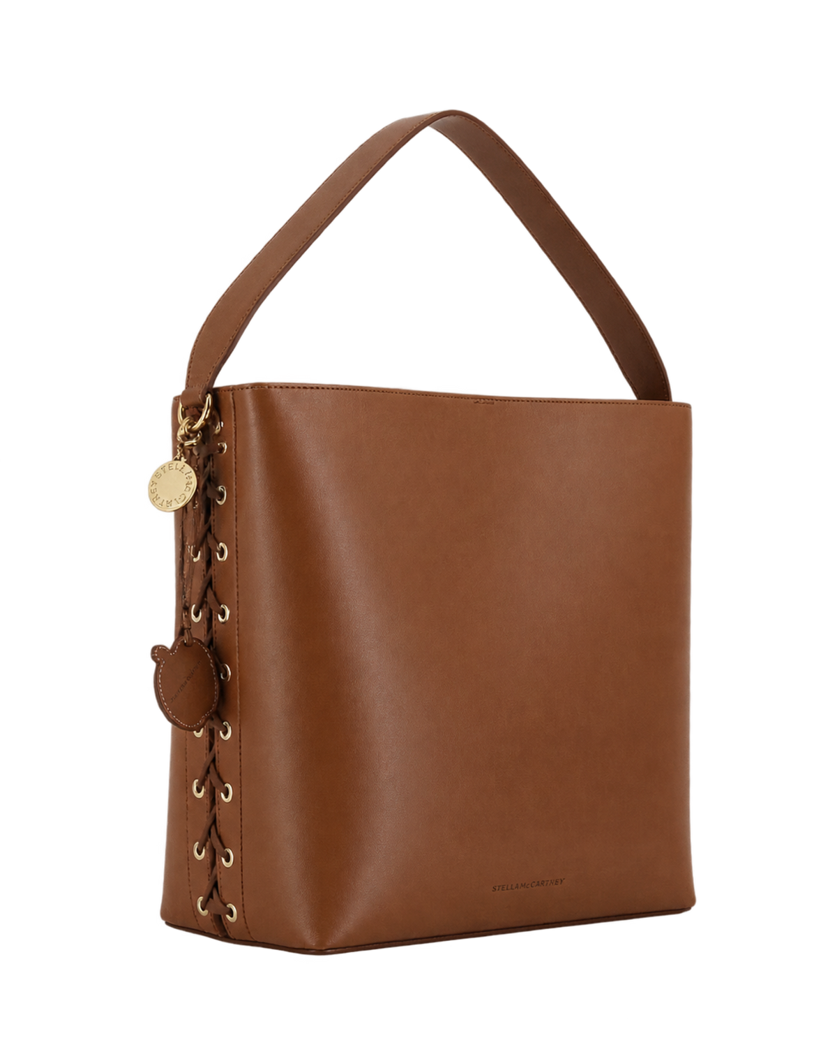 Stella McCartney Frayme laced smooth faux leather tote bag