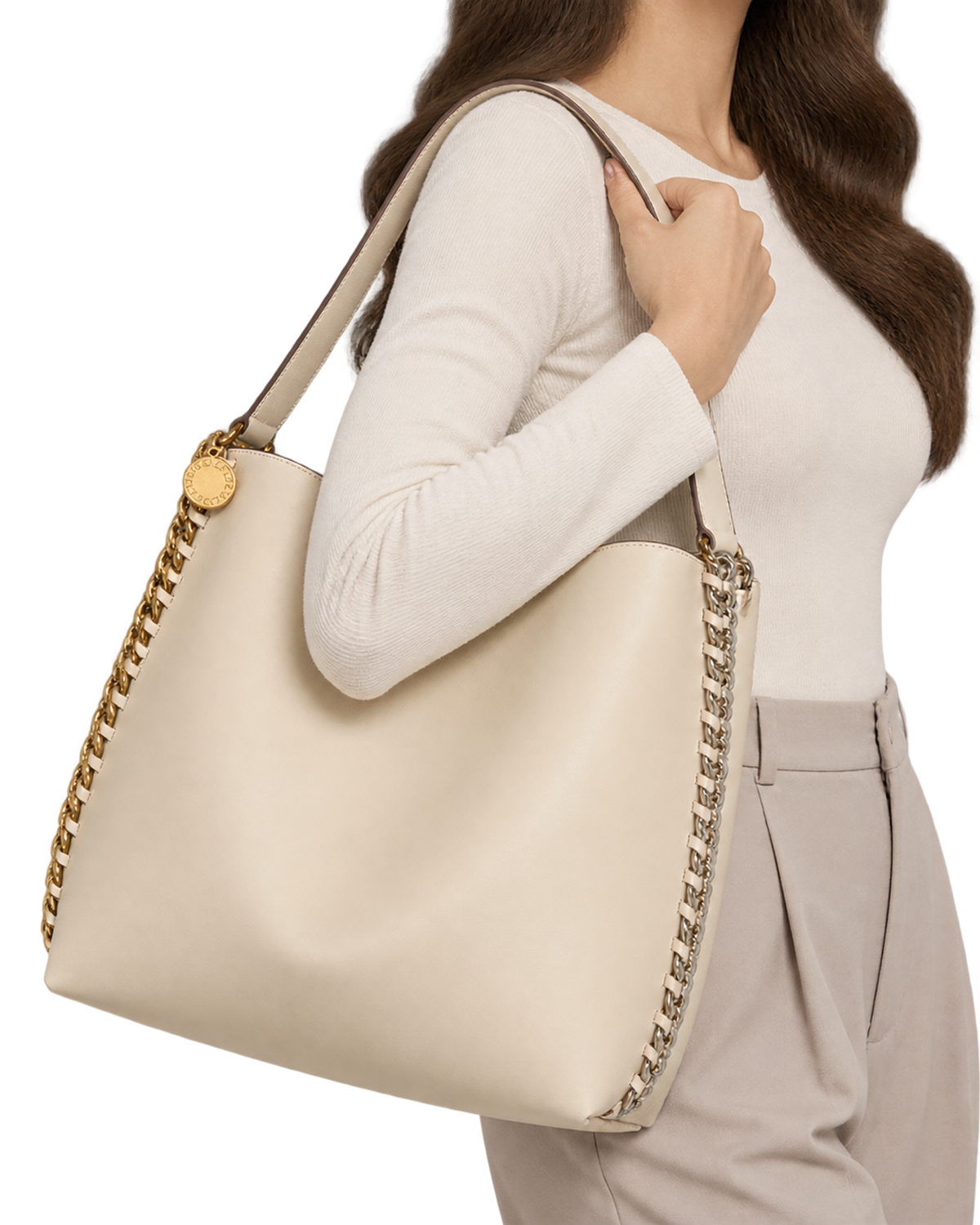 STELLA MCCARTNEY Frayme Large Tote Bag