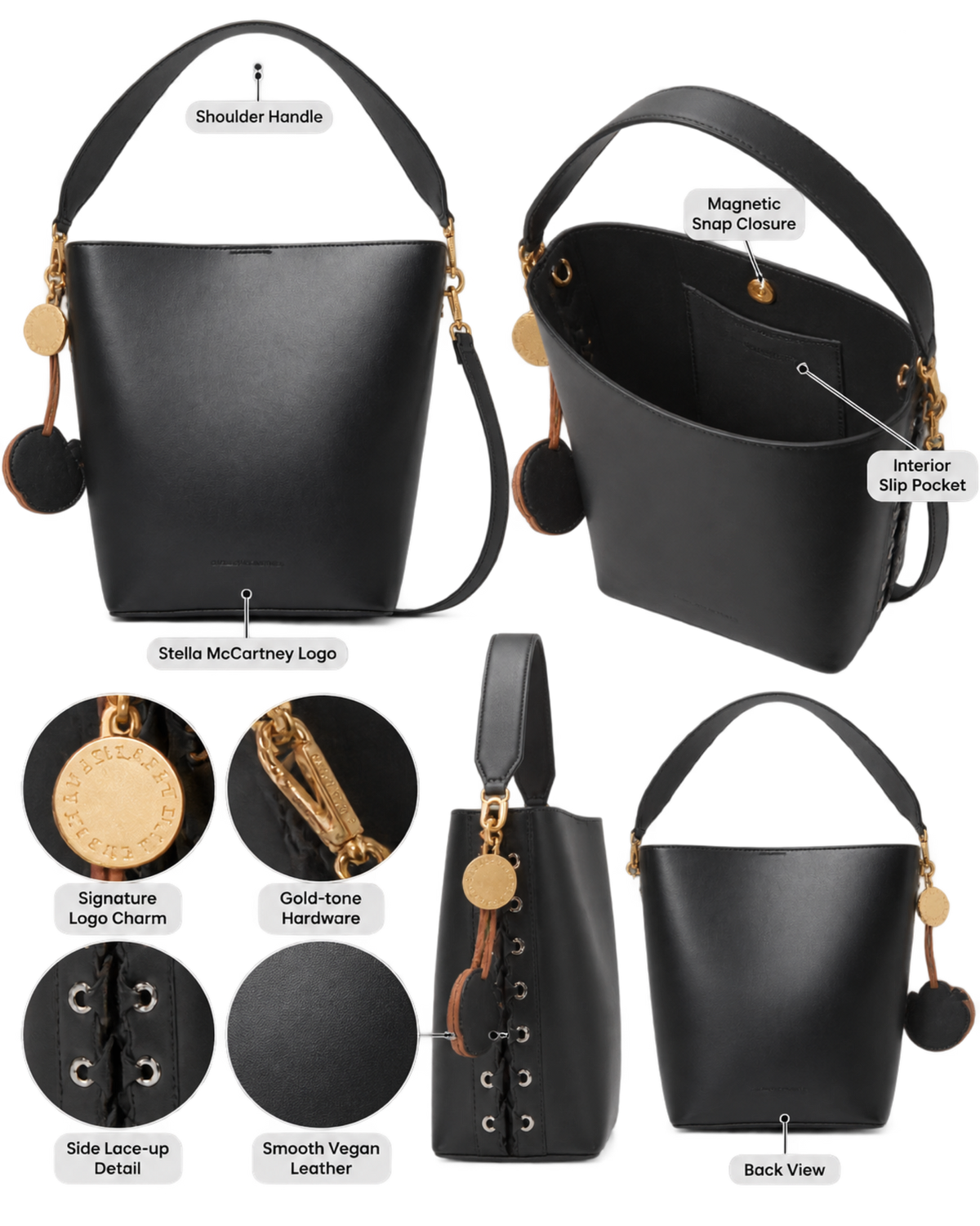 Stella McCartney Frayme tote bag