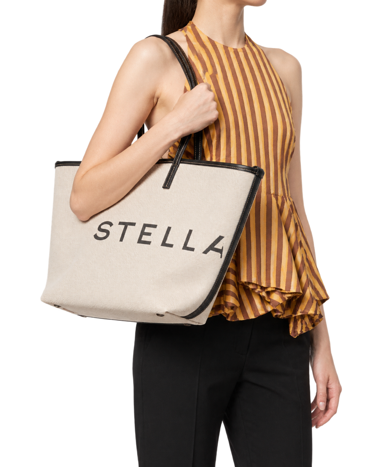 Stella McCartney logo-print cotton tote bag