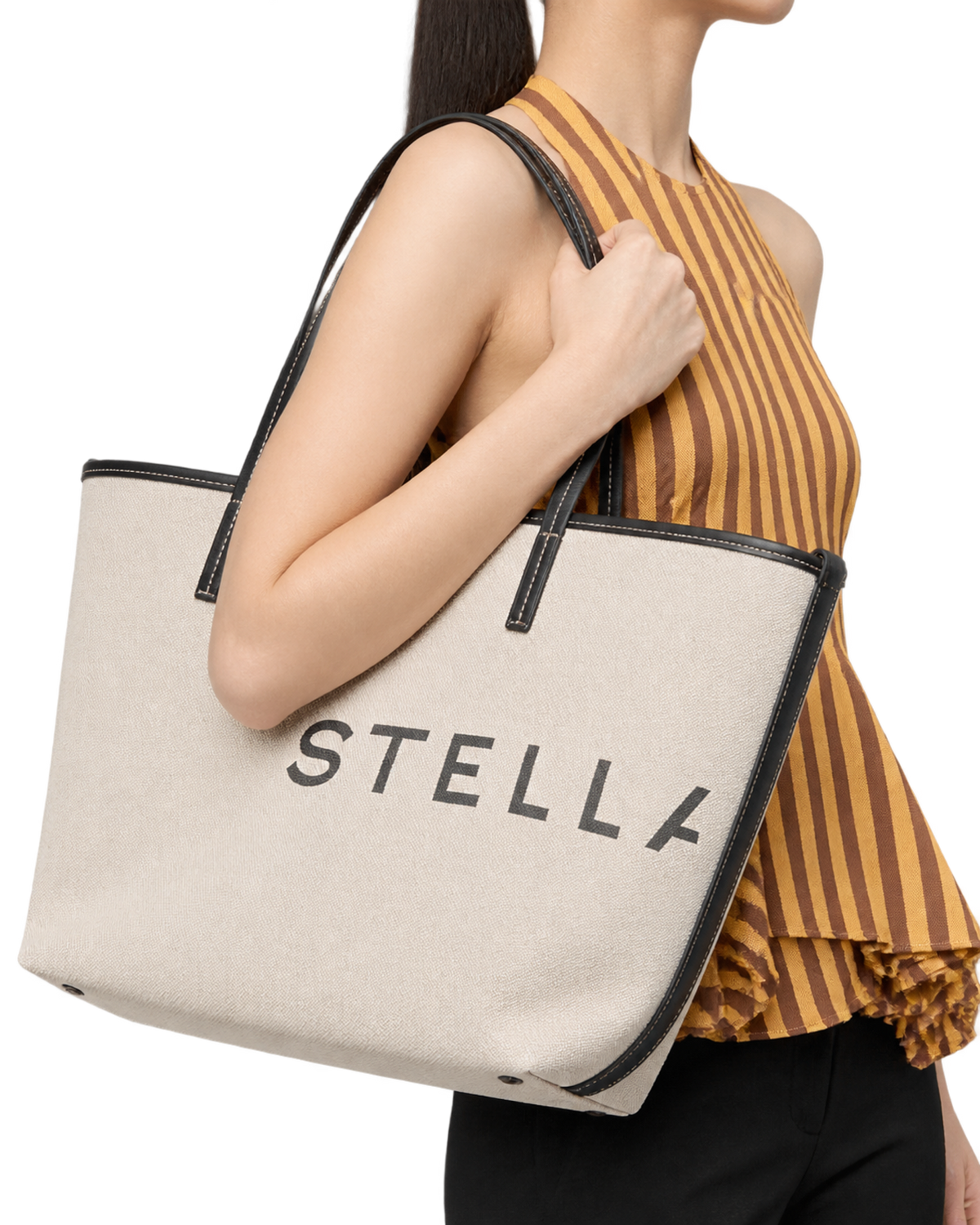Stella McCartney logo-print cotton tote bag