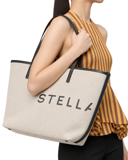 Stella McCartney logo-print cotton tote bag