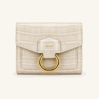 Stella Wallet - Ivory Croc