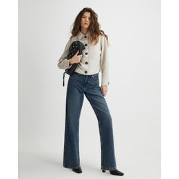 Stone Faux Suede Overshirt