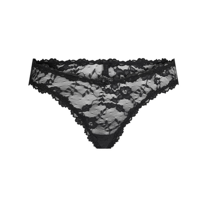 Stretch Lace Dipped Thong