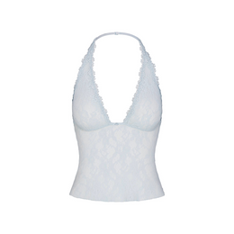 Stretch Lace Halter Top