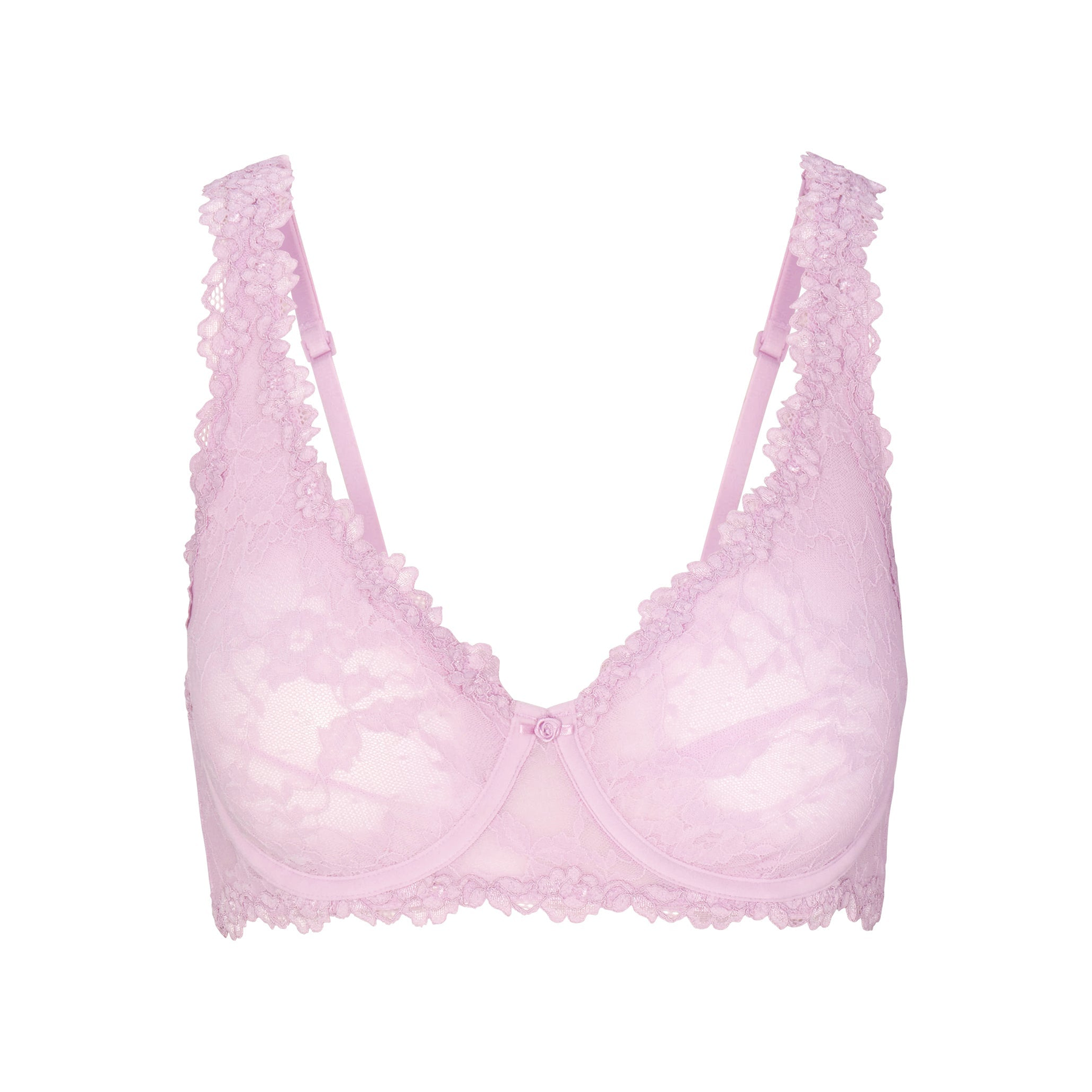 Stretch Lace Unlined Full Coverage Bra