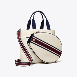 Striped Tennis Tote