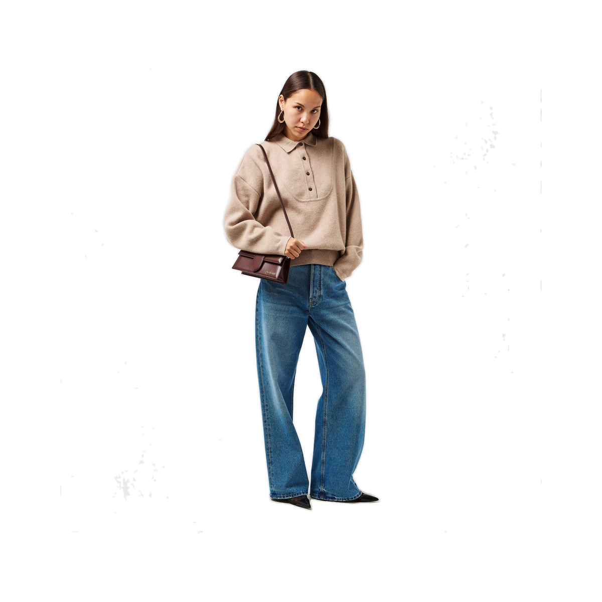Structured Crew Neck Jumper