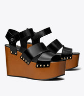 STUDDED PLATFORM WEDGE