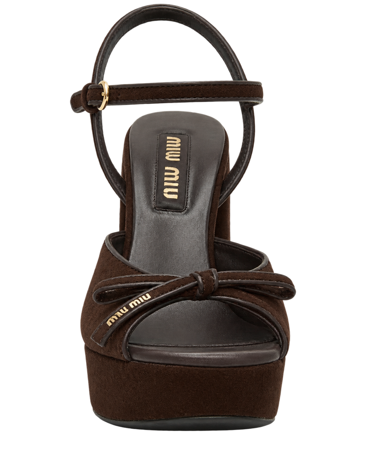 Suede platform sandals