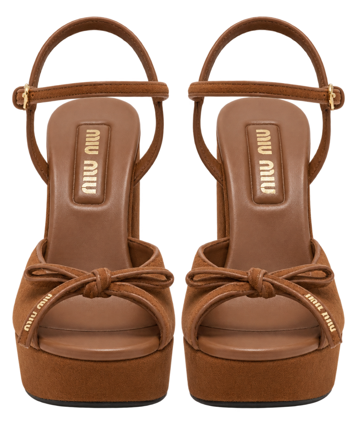 Suede platform sandals