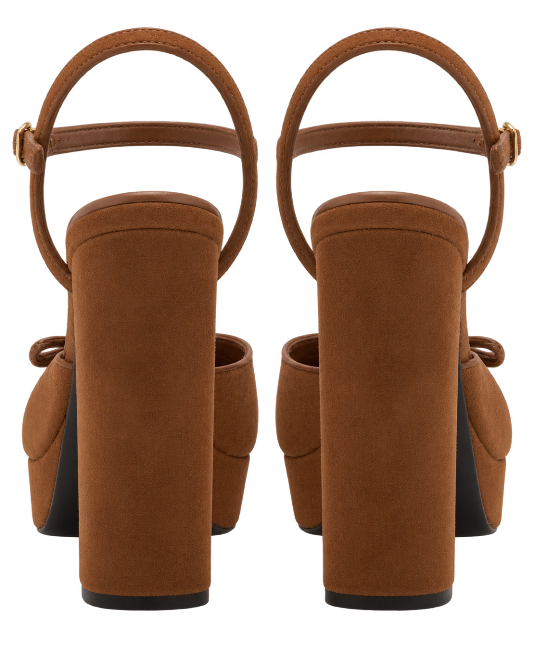 Suede platform sandals