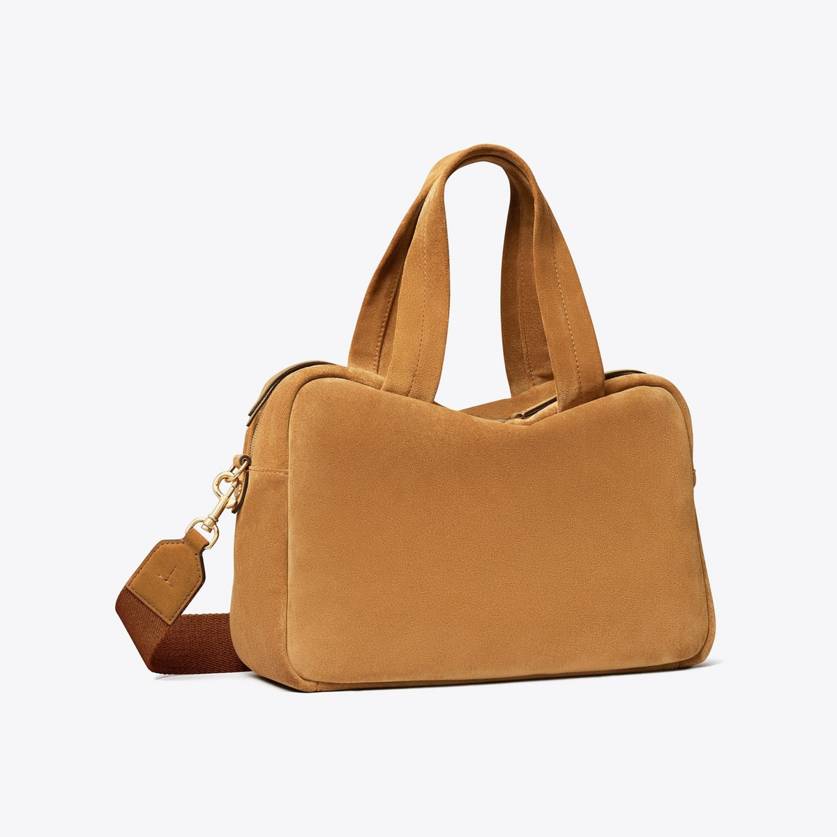 Suede Satchel