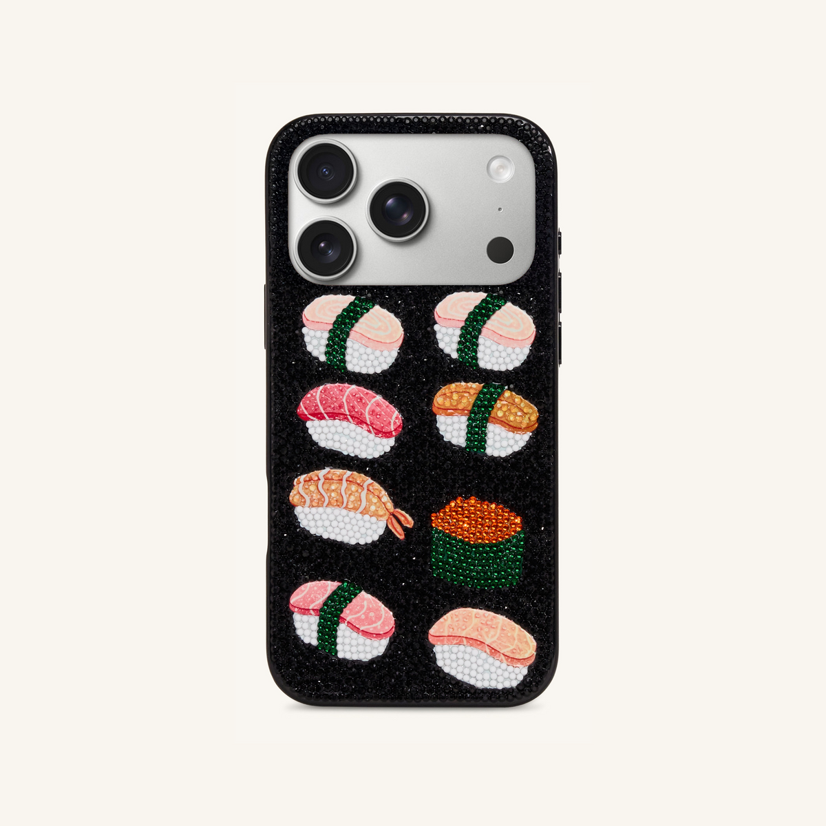 Sushi Phone Case - Multicolor Black